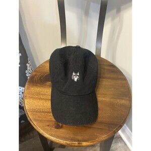 Greyson Golf Dad Black Hat Adjustable Embroidered Logo Cap Mens One Size Cotton